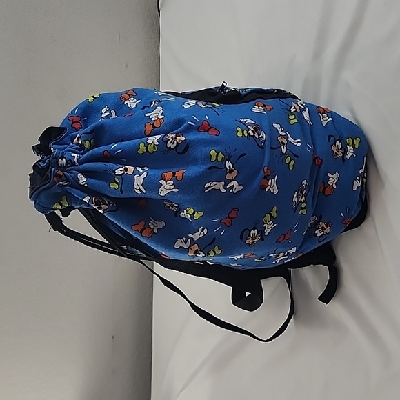 Handmade Hand Crafted Fabric Large Disney Goofy Drawstring  Backpack - Picture 16 of 16